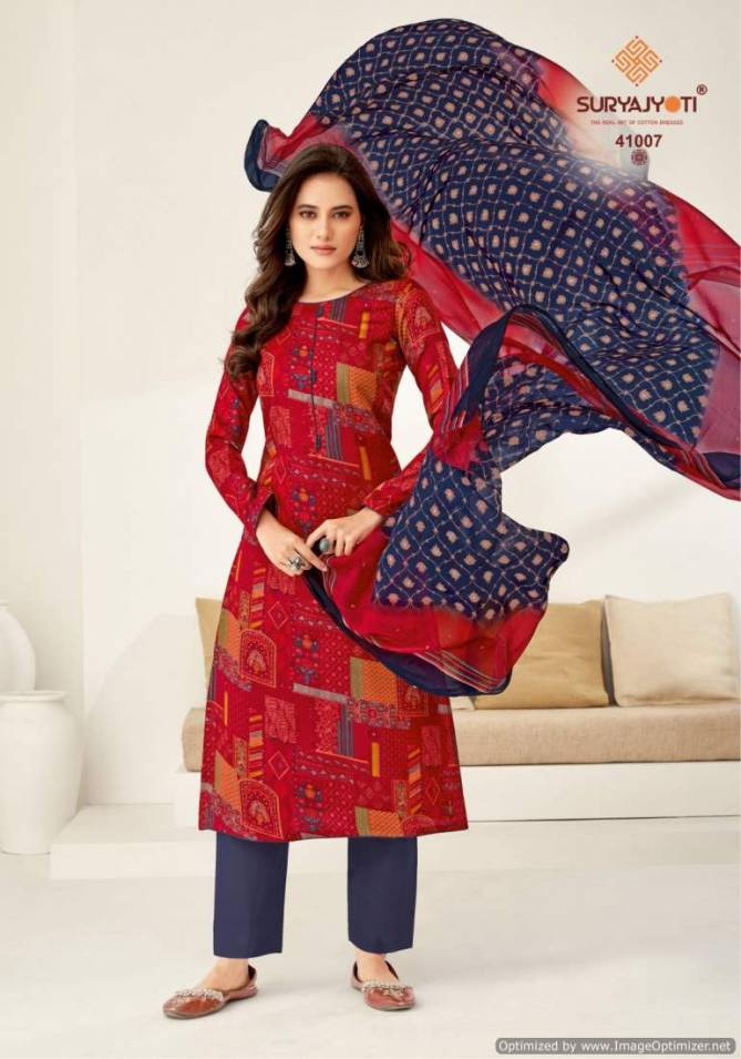 Naishaa Vol 41 By Suryajyoti Jaam Satin Printed Dress Material Wholesale Market In Surat